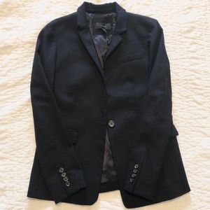 J. Crew Wool Blazer in Navy
